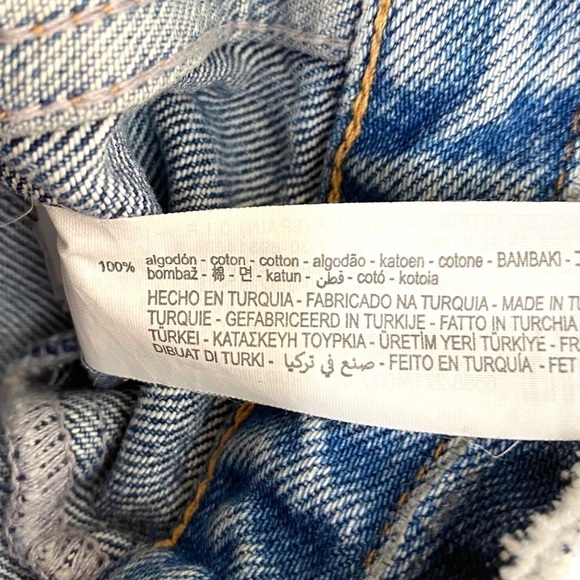 Zara Women's Cropped Denim Jacket - Picture 8 of 10